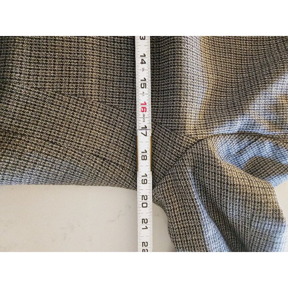 VTG Donna Karen Mens 40 Made in Italy Wool Houndstooth Blazer Sport‎ Coat - Picture 6 of 7